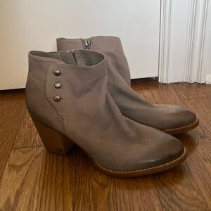 Sam Edelman Leather Booties, Tan/grey color, Size 8.5, never worn